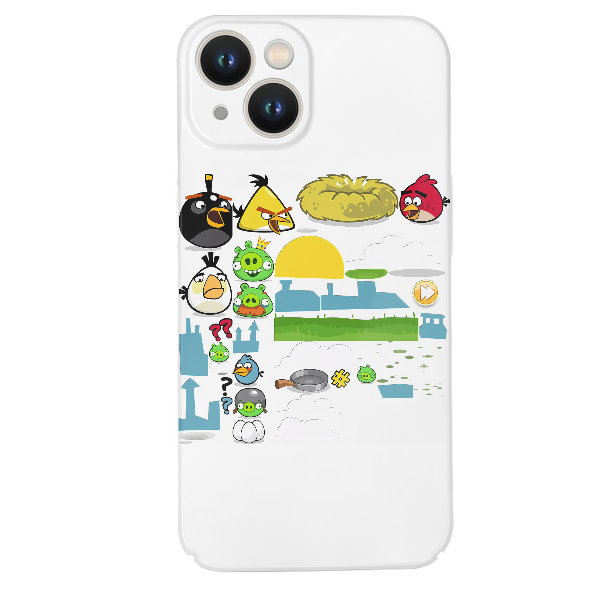 （画像用） Angry Birds アングリーバード 【iPhone 14シリーズ対応】ハードケース